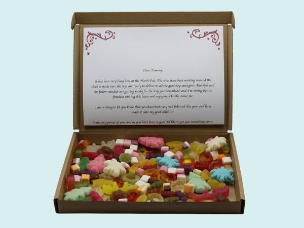 Christmas Letterbox Sweets Letter